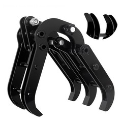 90mm/3.54in Mini Excavator Grabber Attachment Excavator Accessories Grab 1-2 Ton