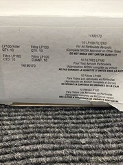 Willson 10 replacement respirator filters LP100