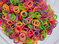 5000Pcs/Pack Dental Super Elastic Rubber Band Colorful ties 2.5/3.5/4.5/6.5OZ