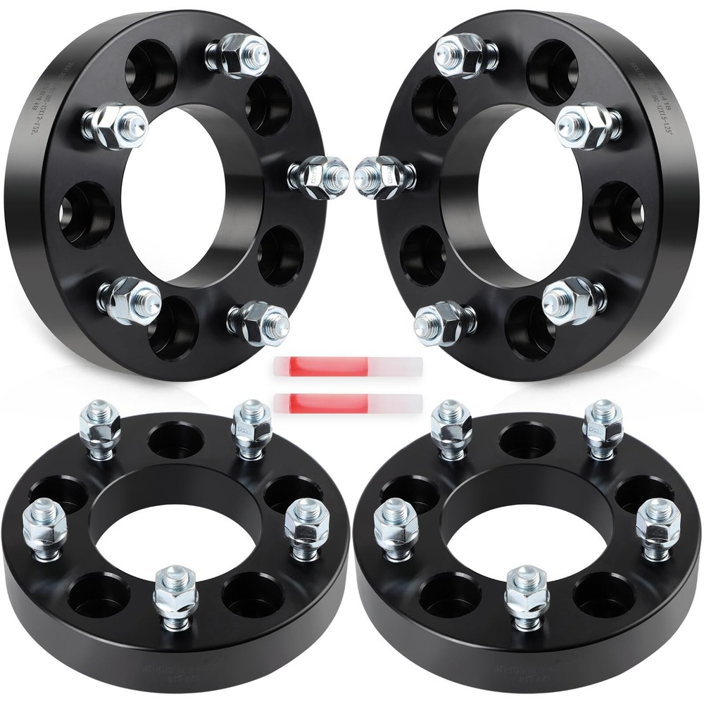 4pcs 1.25″ 5×5-5×135 Spacers 87.1mm 12×1.5 Studs for Chevy Impala Caprice Ram CV