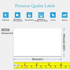 40Rolls 2-5/16″ x 4″ Large White Shipping 300 Labels 30256 For Dymo LabelWriter