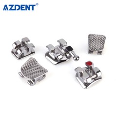 AZDENT Dental Orthodontic Ultrathin Mini/Standard Metal Bracket Braces Hook 345