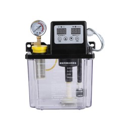 110V CNC Electromagnetic Lubricant Pump Auto Digital Lubricating Oil Pump 1L New