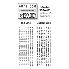 Genuine Monarch 1136-01 Pricing Gun/Labeler (2 Line)-Authorized Dealer (1136-01)