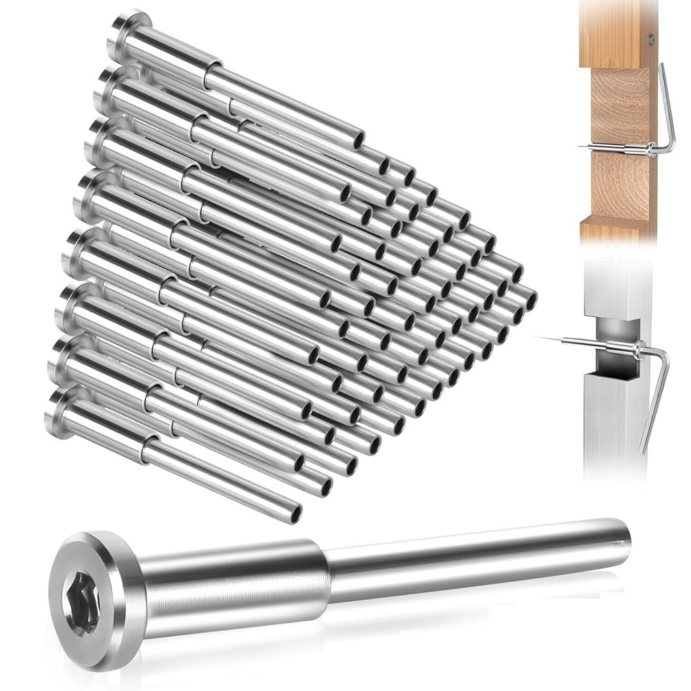 T316 3/16″ Stainless Steel Swage Threaded Tensioner End Fittings Cable Railing
