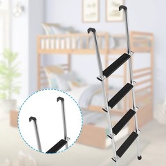 Bivethoi 2pcs Bunk Bed Ladder Hook Brackets, 1 Inch J Hook Hanger With PVC Co…