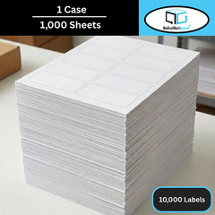 4″ x 2″ – Address Mailing White Label Sheets – 1000 Sheets/10 Labels Per Sheet