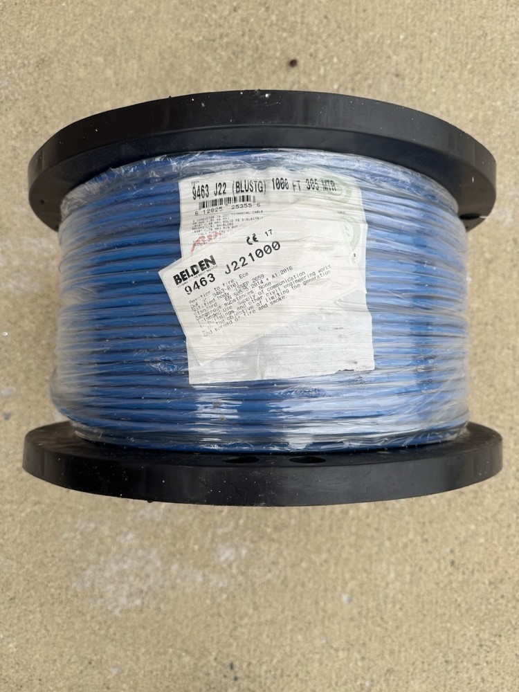 Belden 9463 J221000 Communication Cable 1000 FT 305 MTR 20/2C