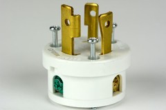 TEMCO NEMA L6-30P Male Plug 30A 250V Locking UL Listed for Generator RV Welder
