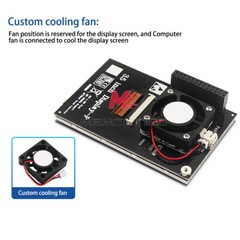 3.5 Inch Touch Screen 125MHz SPI LCD Display Fan for Raspberry Pi 4B/3B/Zero W