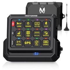 MICTUNING P1s RGB Switch Panel Wireless Range 328FT Toggle Circuit Relay System