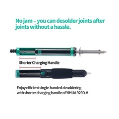 YIHUA 929D-V Electric Desoldering Soldering Iron Solder Sucker Desoldering Pu…