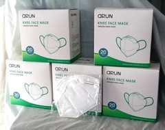 5 boxes of 20 ea 100 pc ARUN KN95 (GB2626-2006K95) Medical FACE MASKS