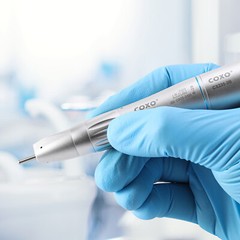 COXO Dental Low Speed Inner Water Straight/Contra Angle/Air Motor Handpiece 4H