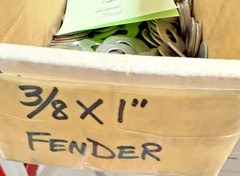 3/8″ x 1″ x .043 FENDER WASHER 18-8 Stainless Steel 10 pcs