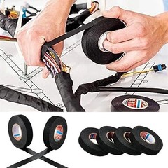 tesa 51608 15mm-50FT Adhesive Wiring Cloth Tape Isoband 2 Piece – Black