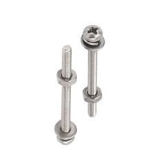 M2 x 25mm Stainless Steel Phillips Pan Head Screws Nuts Washers 25 Sets