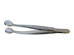 SS Meibomian Gland C Collins expresser Forceps Remove Meibum From Lids Dry Eyes