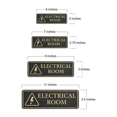 Standard Plus Electrical Room Wall or Door Sign | Workplace Safety Signage