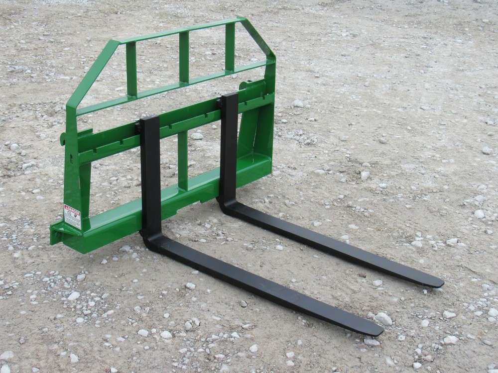 42″ Long Compact Tractor Loader Pallet Forks Fits John Deere 200 300 400 Loaders
