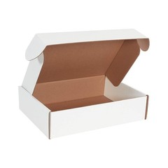16″ Deluxe Shipping Boxes 16″L x 12″W x 4″H, 50-Pack – White Box Mailers for …