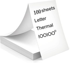 100 Sheets of BPS & BPA Free Thermal Printer Paper – Safe, Recyclable & Durable