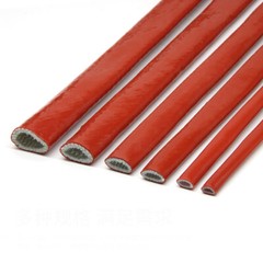 Silicone / Fibreglass Fire Sleeving Protective Heat Shield Sleeve Red 4mm-100mm