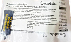 (QTY:1) SWAGELOK SS-2400-6 / SS24006 Stainless Steel Tube OD 1-1/2” (Brand New)