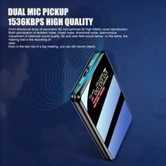 800Hr Hidden Voice Activated Recorder Digital Audio Recording Device Dictaphone