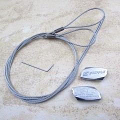 Qty 10 GRIPPLE Size No 2 Cable Loop End Hanger 2′ Long, Pipe, Lighting, Speaker