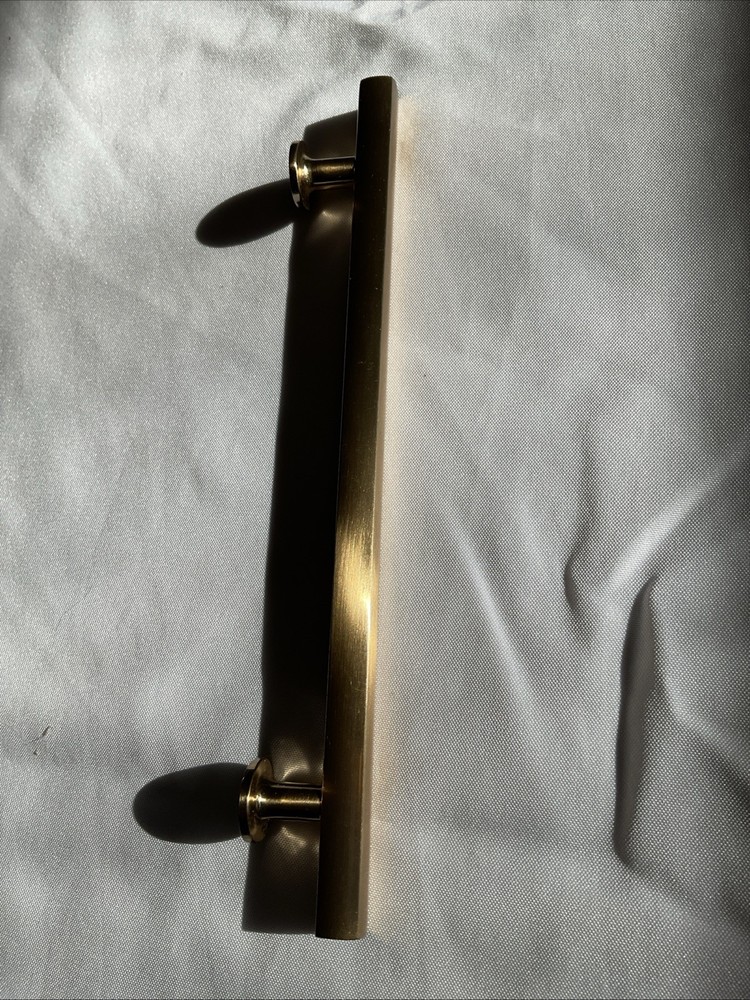 Emtek Assa Abloy Freestone Cabinet Pull 10″ Center to Center Satin Brass