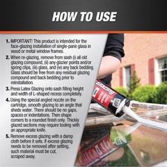 DAP 12108 Fast Drying Ready-to-Use Latex Window Glazing 10.1 oz. (Pack of 12)