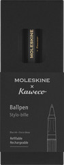 Moleskine x Kaweco Ballpen Refillable Pen in ABS plastic for Writers, Note-taker