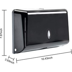Paper Towel Dispenser, Commercial Toilet Tissue Dispensers Wall Mount Paper T…