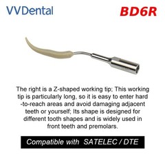 Ultrasonic Dental Scaler Tips Cleaning Implant Orthodontic Fit for SATELEC / DTE