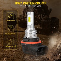 Replacement For 4030061 Headlight Bulbs ATV Polaris models 30/30w 3 Prong 6000K