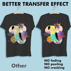 100 Sheets A-SUB Inkjet Printable Iron-On Heat Transfer Paper Dark Light T-shirt