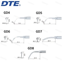 Woodpecker DTE Dental Ultrasonic Scaler Tips GD-Series Fit SATELEC ACTEON NSK
