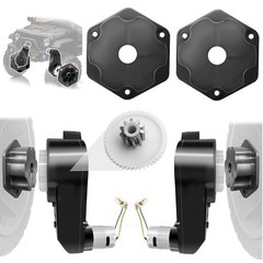 24V RS555 Fast Drive Motor Gearbox 2-Pack for Power Wheels Upgrade, High Speed 1