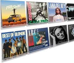 Vinyl Record Display Wall Mount Album Storage for 12 Inch Frame Display With …
