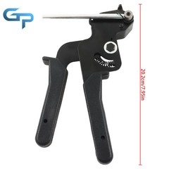 100 Pcs 11.8″ Stainless Steel Ties Gun Kit Self-Locking 200lb Tensile Tool