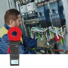Digital Clamp Ground Earth Resistance Tester Meter 0.01Ω-200Ω
