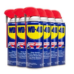 WD-40 Original Formula Multi Use 12 OZ Smart Straw 6 Pack Sprays