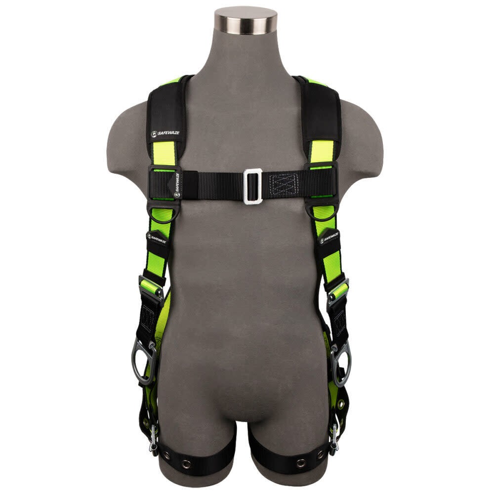 SafeWaze PRO Full Body Harness: 3D, MB Chest, TB Legs, Size S/M