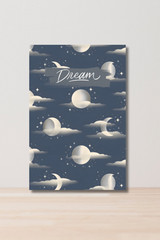 Moon Clouds Dream Journal | Guided Dream Diary