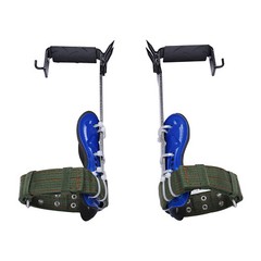 2-Gear Tree Climbing Spike Set Pole Climbing Spurs W/ Security Belt & Foot Strap