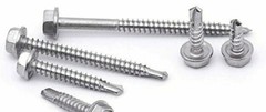 Hex Washer Head #14 x 1/2 -6″ Indented Unsloted Self Drilling screws zinc