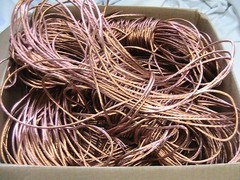 25 LBS. 11.2 OZ CLEAN STRIPPED STRANDED COPPER WIRE BARE SHINY BRIGHT MELT