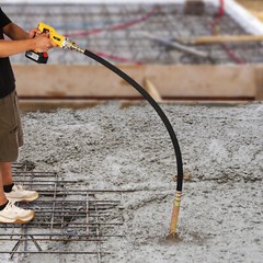 Cordless Concrete Vibrating Tool 2000r/min Hand Held Vibrating Tool 21V+Battery
