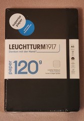 Leuchtturm 1917 120G Special Hardcover Ruled Notebook Black – A5 – NEW SEALED